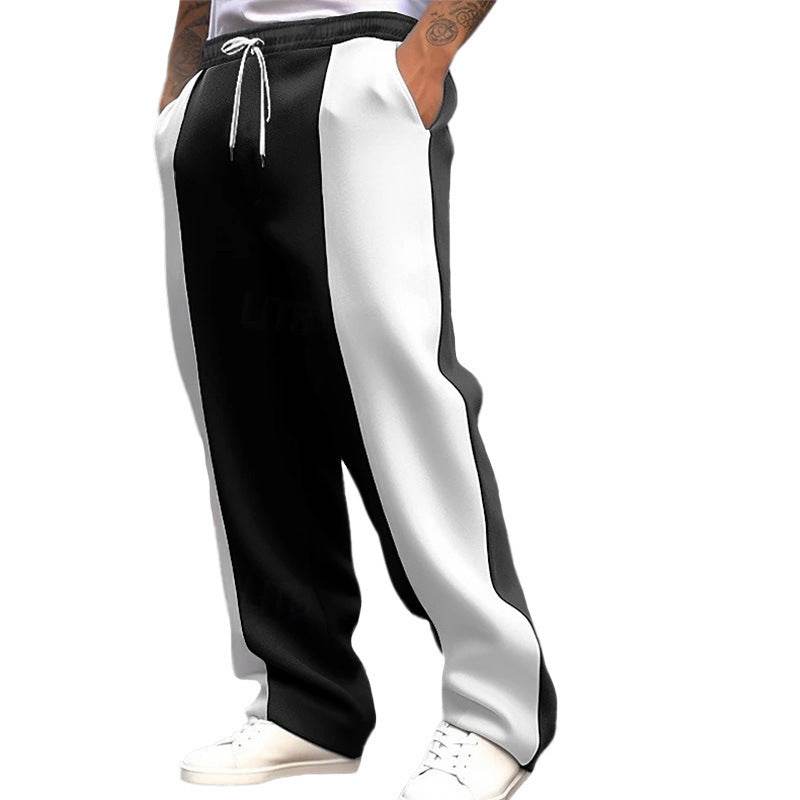Men's Casual Sports Trousers - Loose Fit, Mid Waist, Comfortable Style - Buy Center US