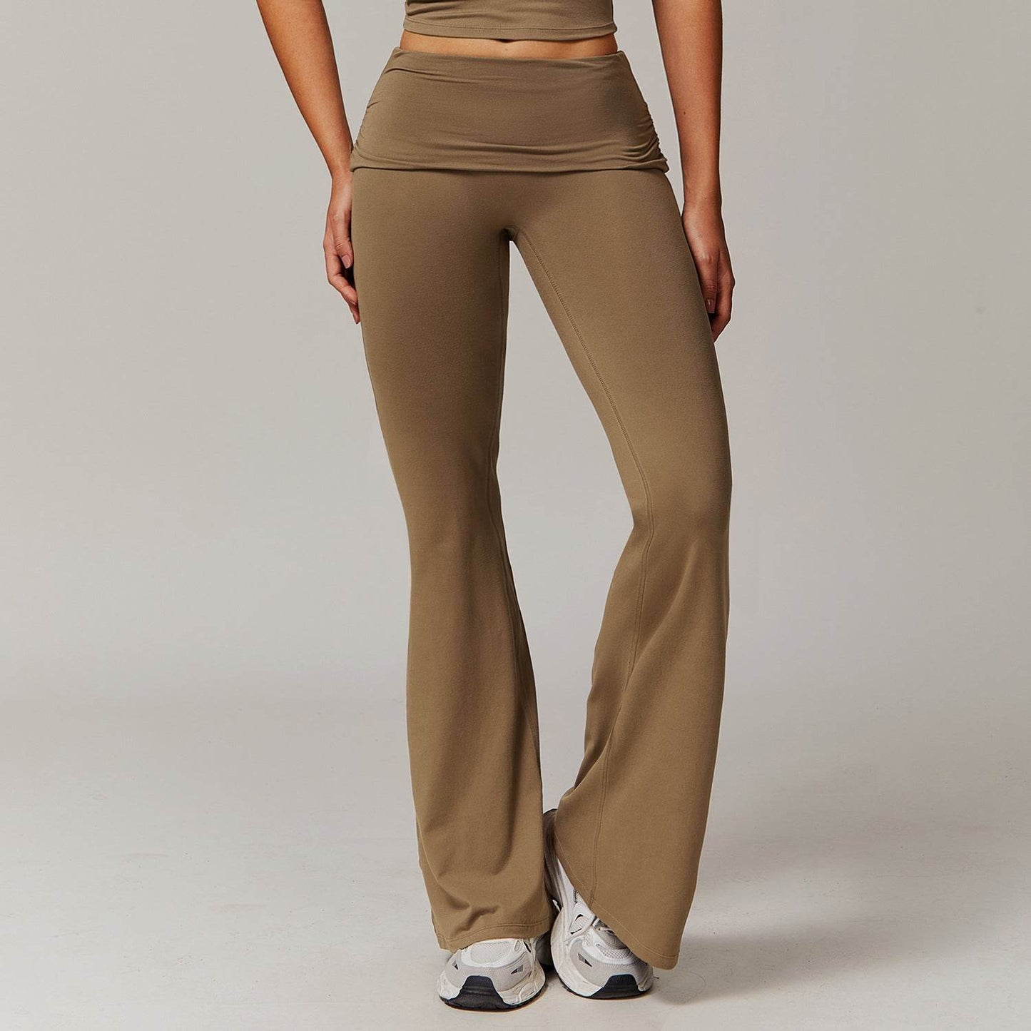 Women's High Waist Bell-Bottom Yoga Pants - Versatile Sports & Fitness Wear - Buy Center US