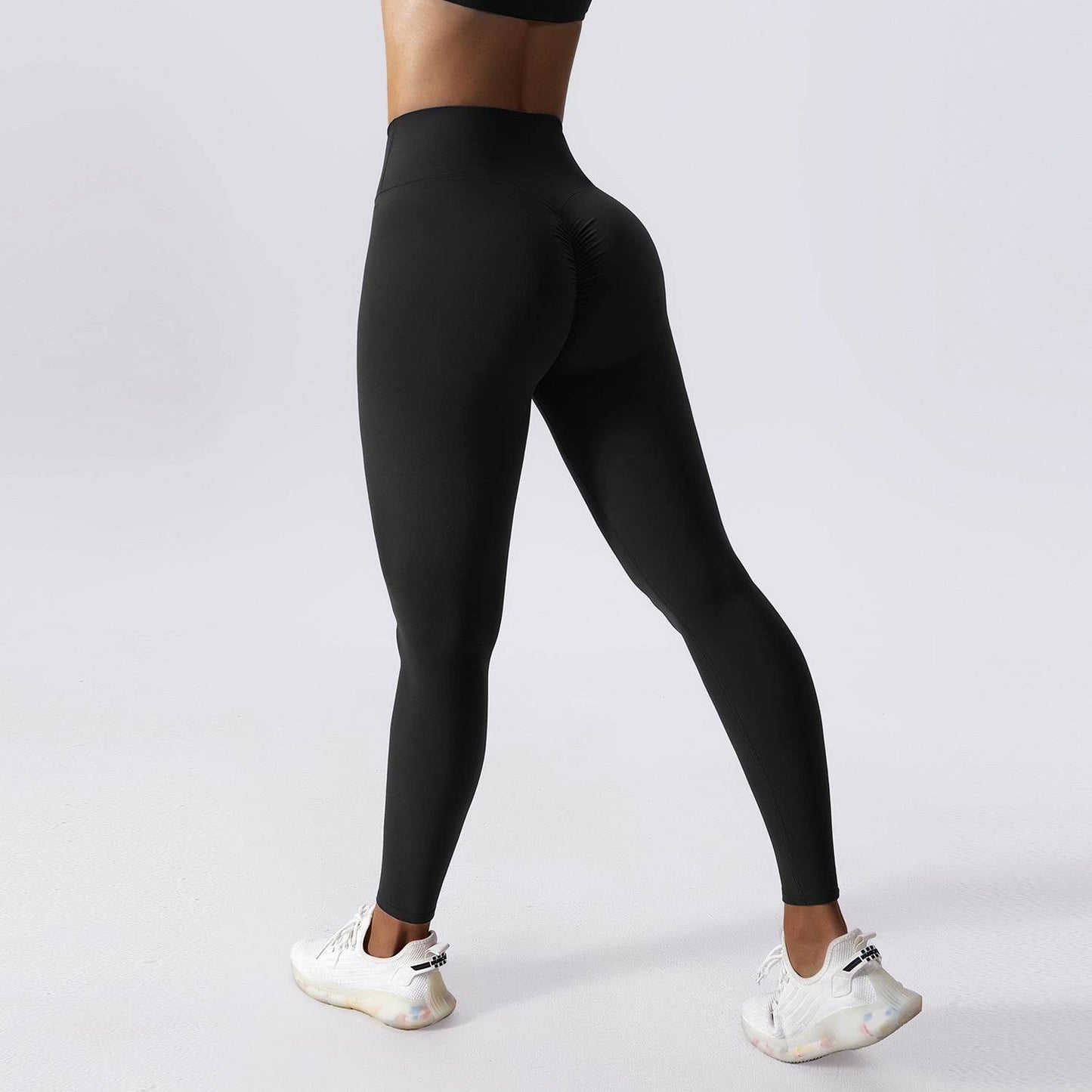 High Waist Yoga Pants - Seamless, Drawstring Design for Ultimate Comfort - Buy Center US