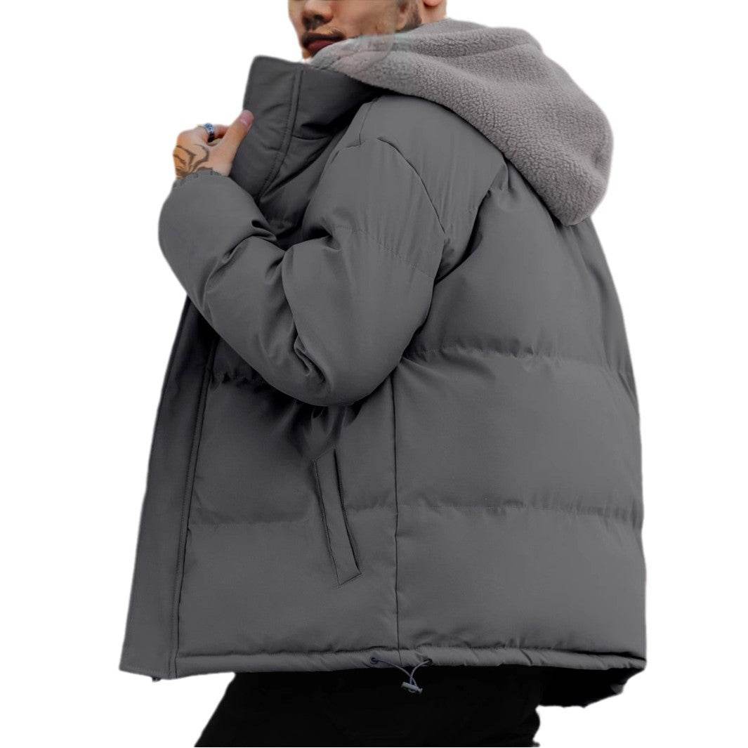 Buycenter Men's Thick Windproof Down Jacket - Stylish & Warm Outerwear - Buy Center US