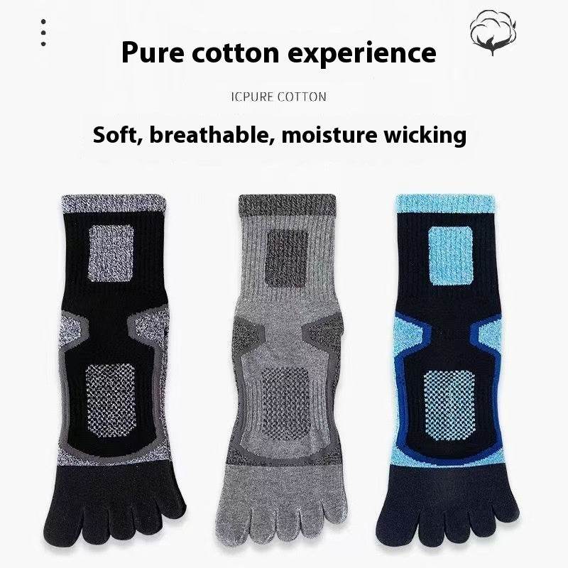 Buycenter Men's Sports Cotton Socks - Sweat-Absorbent & Antibacterial - Buy Center US