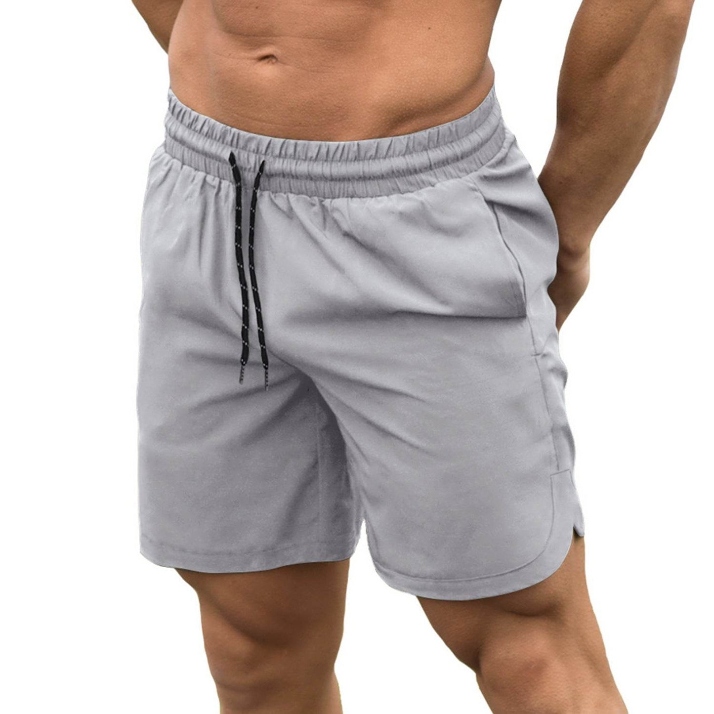 Buycenter Men's Ice Silk Running Shorts - Lightweight & Loose Fit - Buy Center US