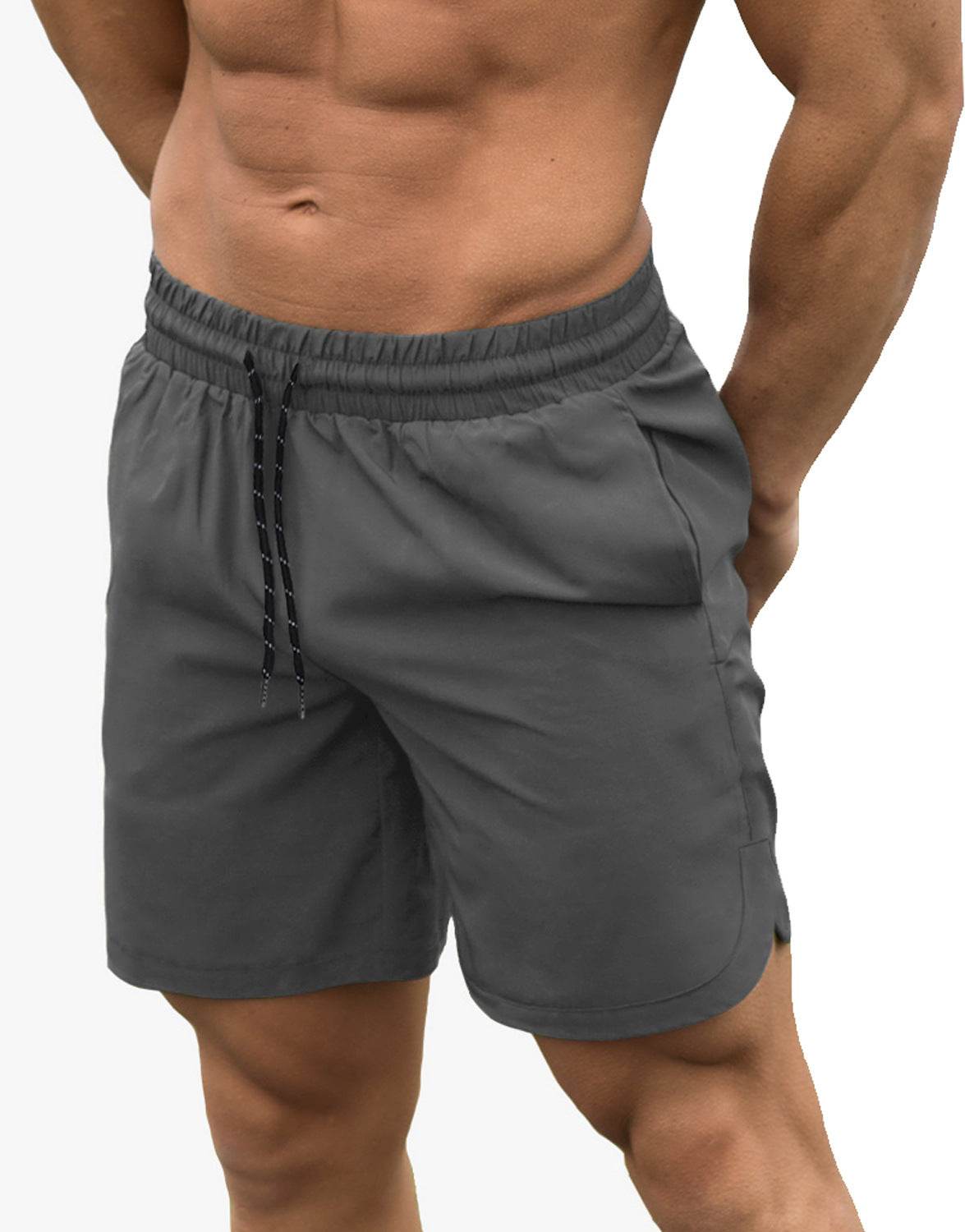 Buycenter Men's Ice Silk Running Shorts - Lightweight & Loose Fit - Buy Center US