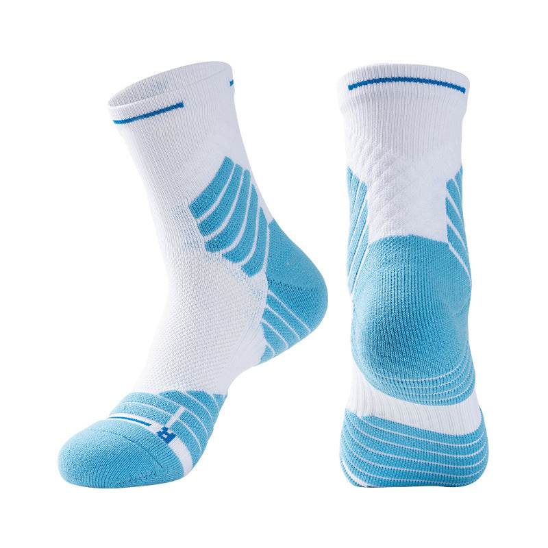 Buycenter High-Top Running Sports Stockings - Sweat Absorbing & Friction Reducing - Buy Center US