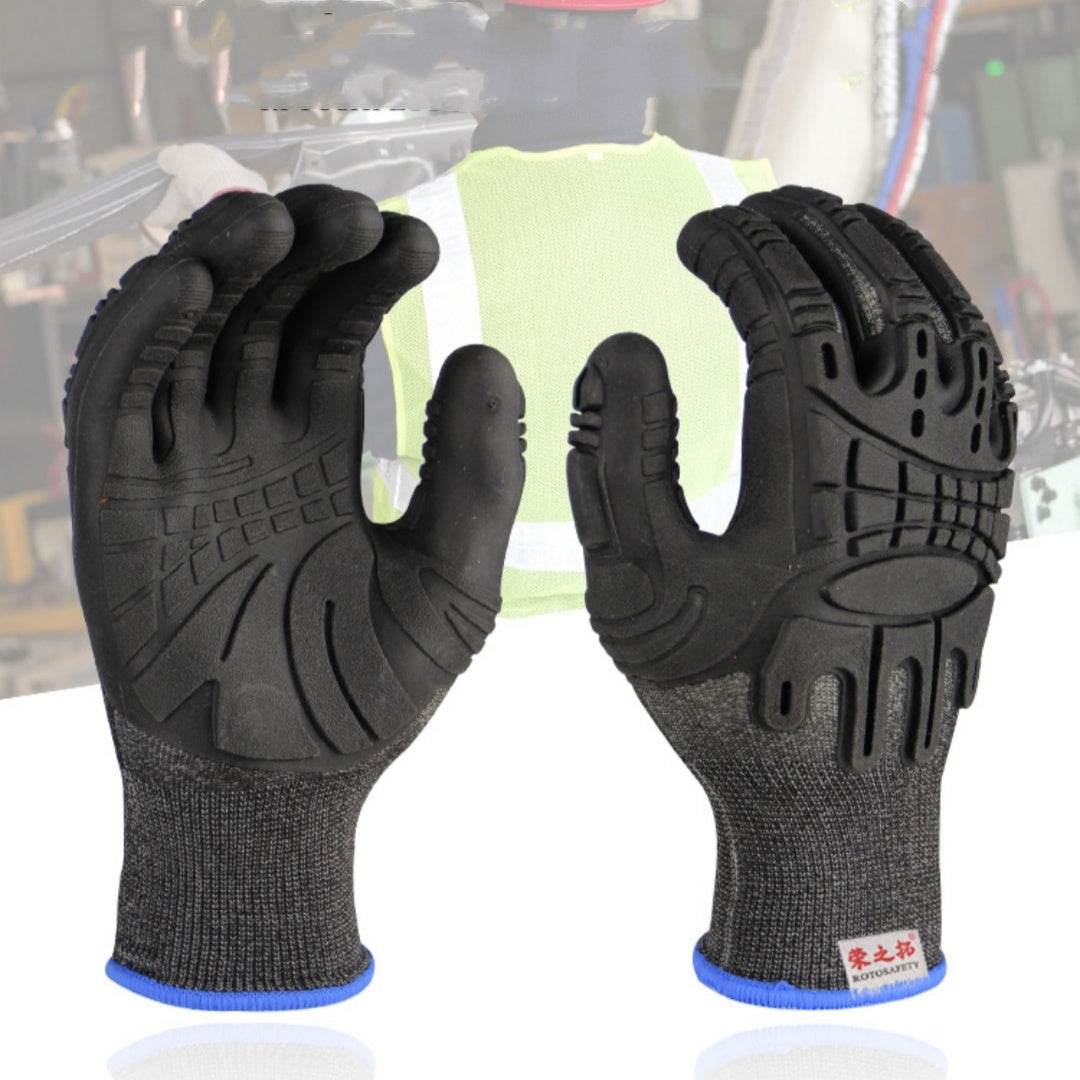 Buycenter TPE Rubber Gloves - Soft, Breathable & Non-Slip for Work - Buy Center US