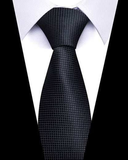 Buycenter 8cm Striped Tie - High-Quality Polyester for Professional Styling - Buy Center US