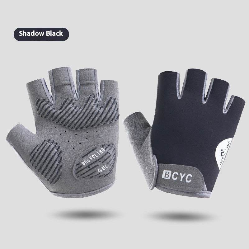 Buycenter Thin Half Finger Anti-Slip Exercise Gloves - Quick Drying, Sun Protection - Buy Center US