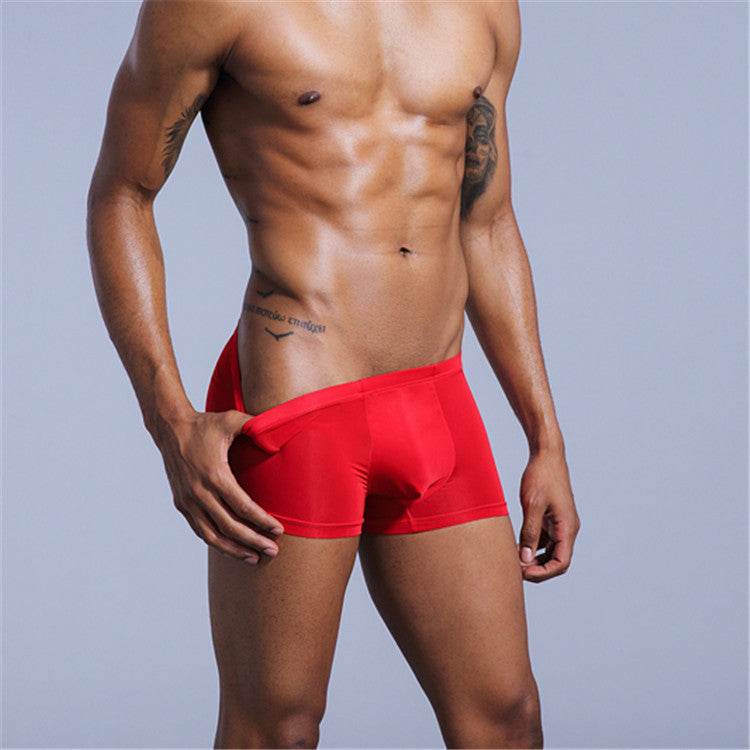 Buycenter Translucent Elastic Boxer Shorts - Comfortable and Hip Lifting - Buy Center US