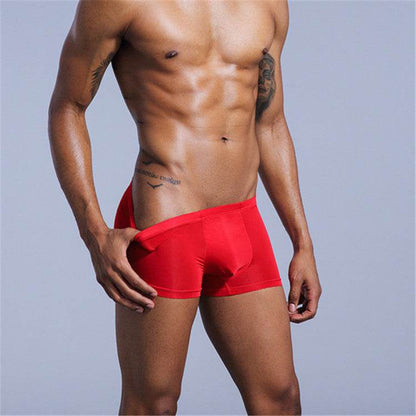 Buycenter Translucent Elastic Boxer Shorts - Comfortable and Hip Lifting - Buy Center US
