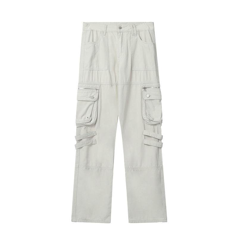 Buycenter Men's Casual Pants - Four Colors, Mid-Waist, Cotton Blend - Buy Center US