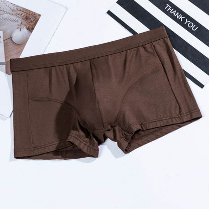 Buycenter Men's Modal Boxers - Breathable Solid Color Underwear - Buy Center US
