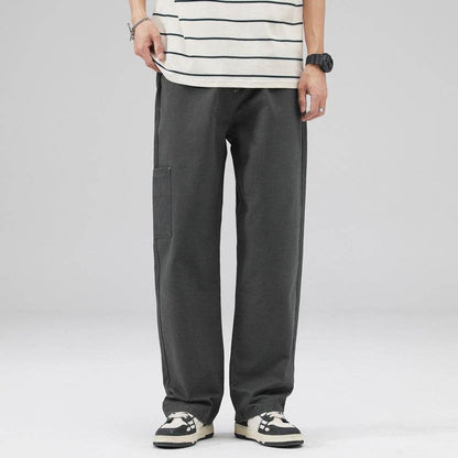 Buycenter Men's Loose Cotton Working Pants - Casual & Comfortable Fit - Buy Center US