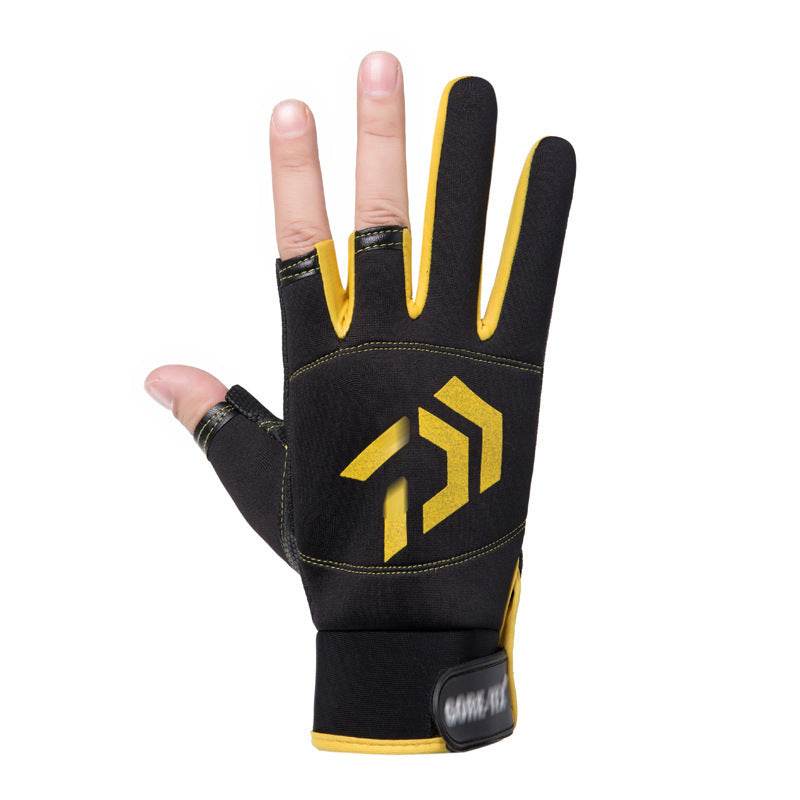 Buycenter Windproof Waterproof Fishing Gloves - Fingerless Style in Various Colors - Buy Center US
