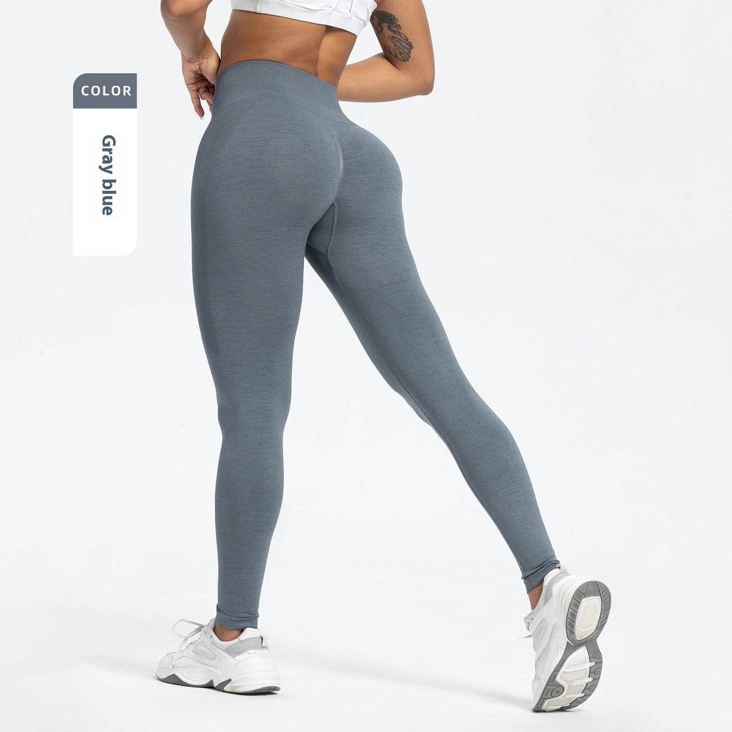 Women's High Waist Yoga Pants - Seamless Fitness Pants in Various Colors - Buy Center US