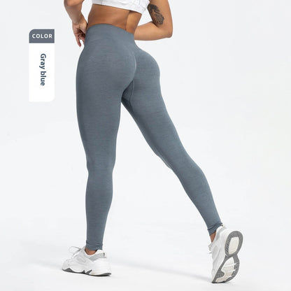 Women's High Waist Yoga Pants - Seamless Fitness Pants in Various Colors - Buy Center US