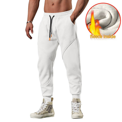 Buycenter Men's Warm Leisure Outdoor Sweatpants - Tapered & Comfortable - Buy Center US