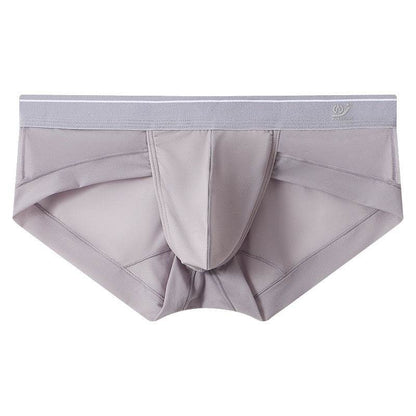 Buycenter Men's Triangle Ice Silk Shorts - Quick Dry, Solid Colors Available - Buy Center US