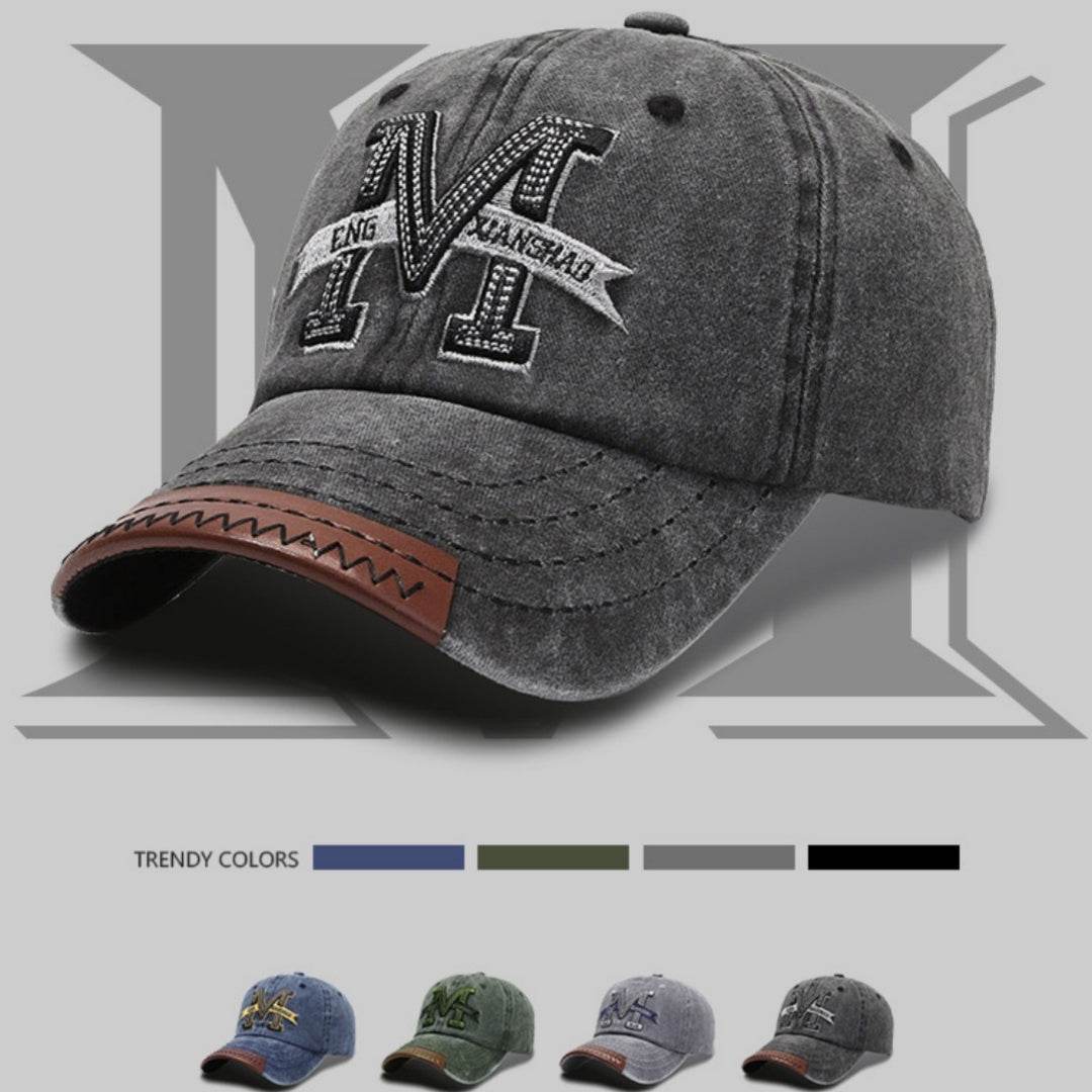 Retro Cotton Peaked Cap for Men and Women - Stylish Outdoor Sun Hat - Buy Center US