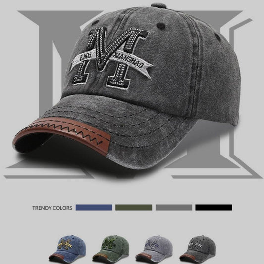 Retro Cotton Peaked Cap for Men and Women - Stylish Outdoor Sun Hat - Buy Center US