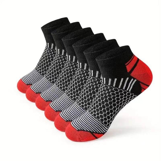 Buycenter Men's Basketball Socks - Breathable, Sweat-Absorbing Ankle Design - Buy Center US