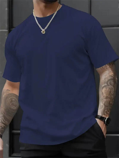 3D Printed Short Sleeve T-Shirt - Stylish Round Neck in Multiple Colors - Buy Center US