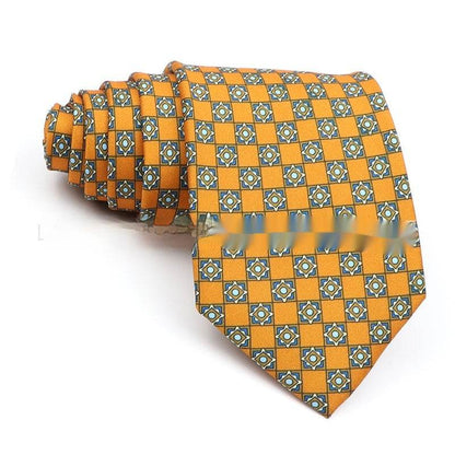 Buycenter Men's Printed Polyester Tie - Stylish Workplace Bow Tie - Buy Center US