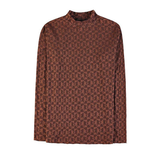 Men's Slim Fit Half-High Collar T-Shirt - Trendy Fashion Top for Adults - Buy Center US