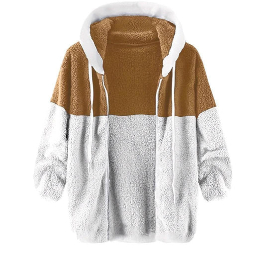 Buycenter Men's Fleece Thermal Jacket - Double-sided, Loose Fit, Regular Length - Buy Center US