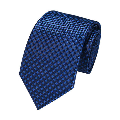 Buycenter Men's Polyester Silk Arrow Tie - Geometric Patterned Style - Buy Center US