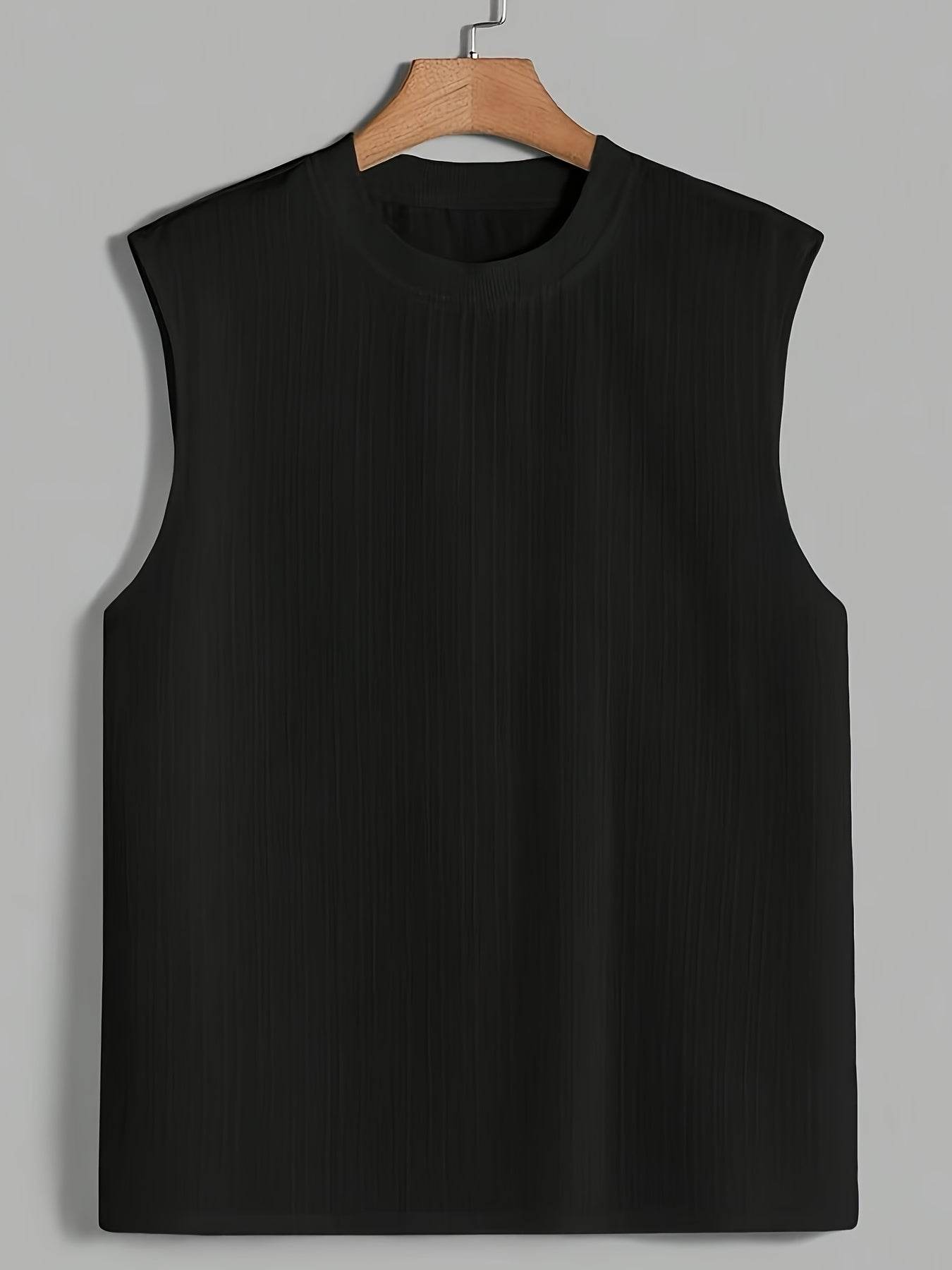 Men's Casual Sleeveless Crew Neck T-Shirt & Pants Set - Summer Style - Buy Center US