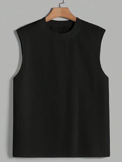 Men's Casual Sleeveless Crew Neck T-Shirt & Pants Set - Summer Style - Buy Center US