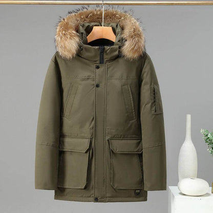 Buycenter Men's Cotton-padded Outdoor Jacket - Winter Leisure Wear - Buy Center US