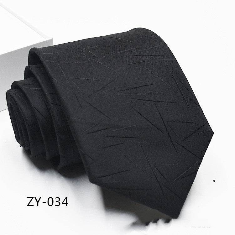 Buycenter Men's 1200D Striped Tie - Elegant Jacquard Style, Various Colors - Buy Center US
