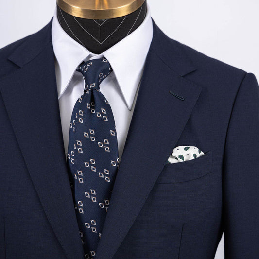 Buycenter Vintage Style Men's Tie - Jacquard Silk, 9cm Wide Design - Buy Center US