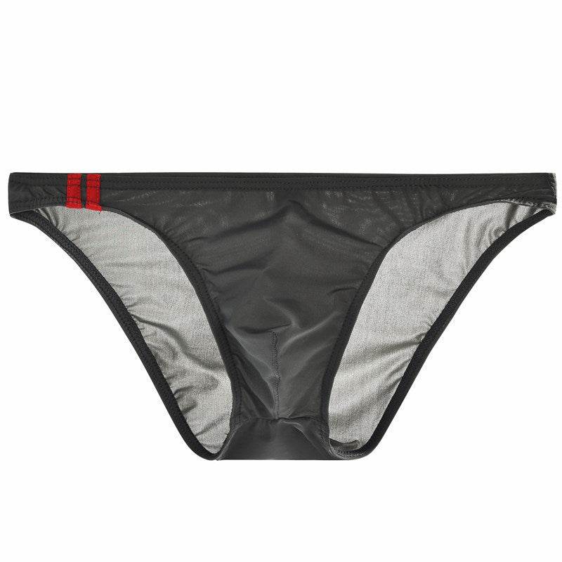 Buycenter Men's Ice Silk Low Waist Briefs - Thin, Breathable Comfort - Buy Center US