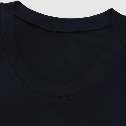 Women's V-neck Slim-fit Top - Short Sleeve, Available in Multiple Colors - Buy Center US