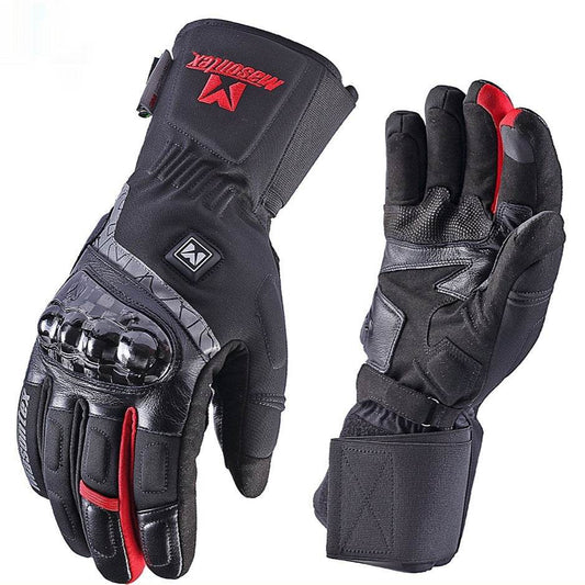 Buycenter Electric Car Motorcycle Heating Gloves - Warm Leather, Unisex Fit - Buy Center US