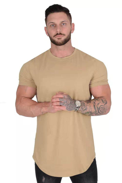 Men's Casual Sports T-Shirt - Short Sleeve Cotton Fitness Tee - Buy Center US