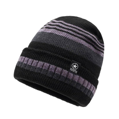 Buycenter Warm Winter Knitted Hat - Retro Woolen Cap for Cold Weather - Buy Center US