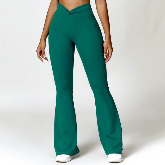 Women's High Waist Yoga Pants with Pocket - Quick-Drying & Stylish - Buy Center US