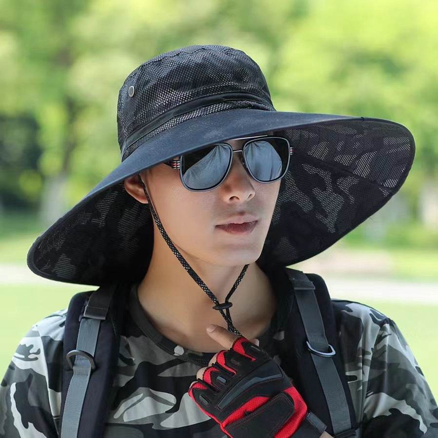 Men's Fisherman Mountaineering Sun Hat - Breathable, Windproof, Camouflage - Buy Center US