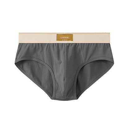 Buycenter Men's Loose Cotton Briefs - Breathable Mid Waist Fashion - Buy Center US