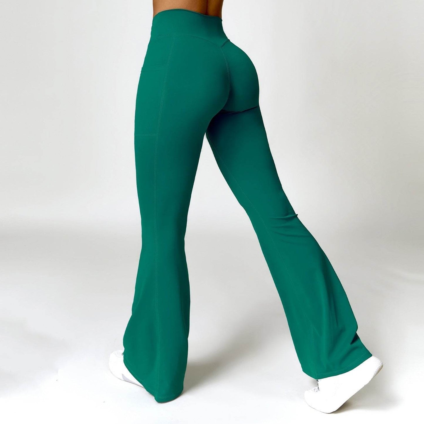 Women's High Waist Yoga Pants with Pocket - Quick-Drying & Stylish - Buy Center US
