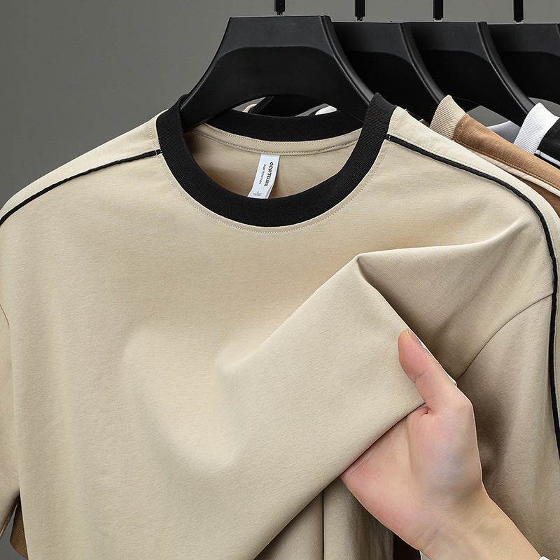 Summer Raglan Sleeve Men's T-Shirt - Loose Fit, Multiple Colors Available - Buy Center US