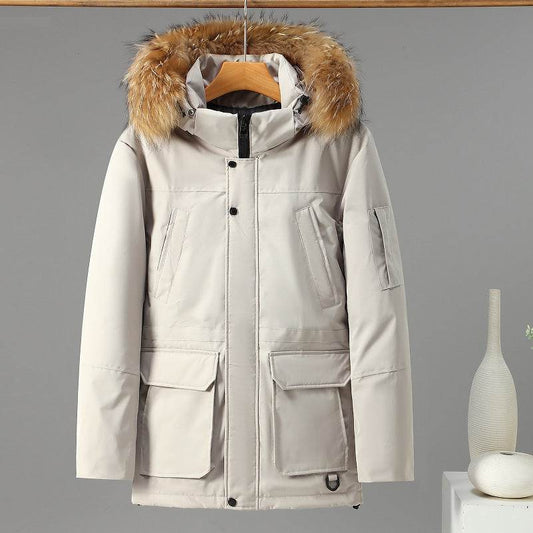 Buycenter Men's Cotton-padded Outdoor Jacket - Winter Leisure Wear - Buy Center US