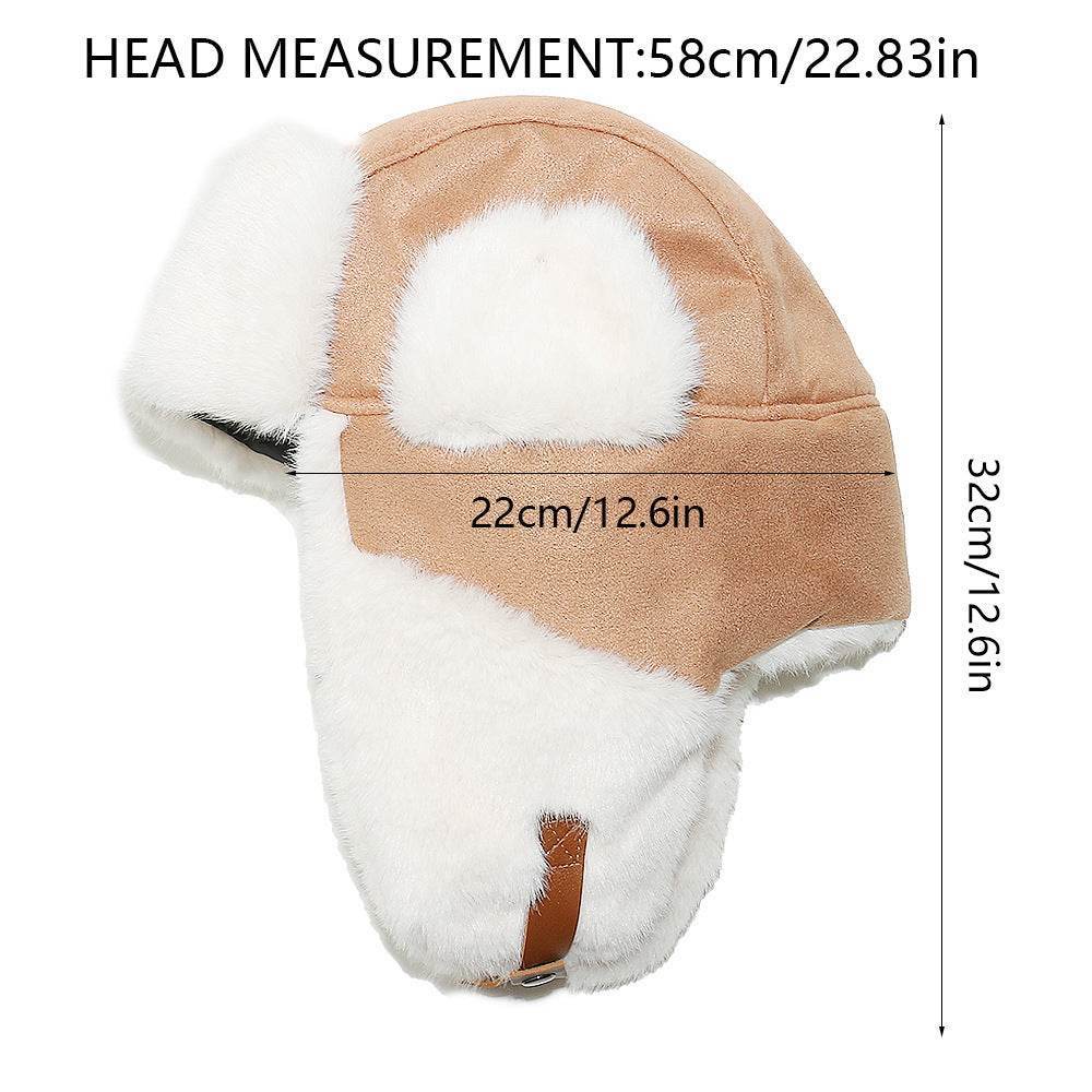 Men's Thickened Fleece Snow Hat - Thermal, Windproof Suede Design - Buy Center US