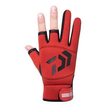 Buycenter Windproof Waterproof Fishing Gloves - Fingerless Style in Various Colors - Buy Center US