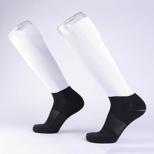 Buycenter High Cotton Sublimation Transfer Socks - Sweat Absorbent, All Seasons - Buy Center US