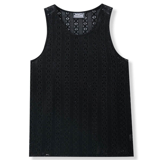 Casual Round Neck Beach Vest - Loose Fit for Summer Style - Buy Center US