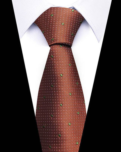 Buycenter 8cm Striped Tie - High-Quality Polyester for Professional Styling - Buy Center US